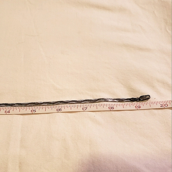 Silver Heringbone Chain 18" - Picture 3 of 7